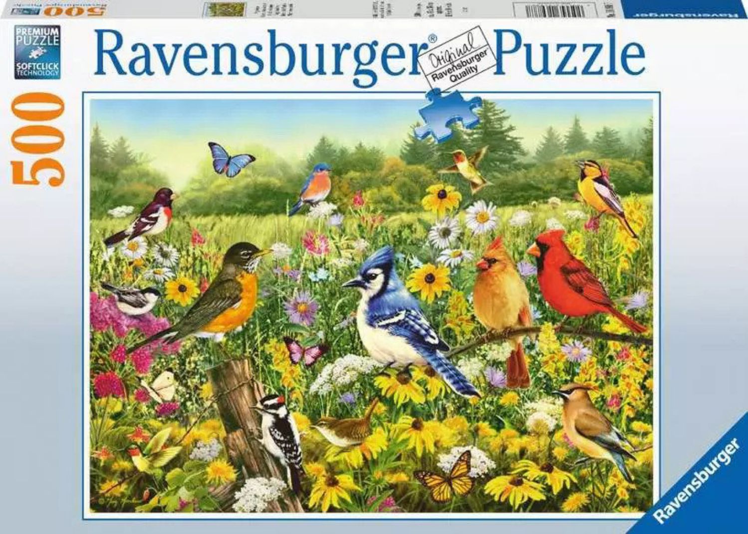 Ravensburger Puzzle 500 Teile – Vogelwiese 