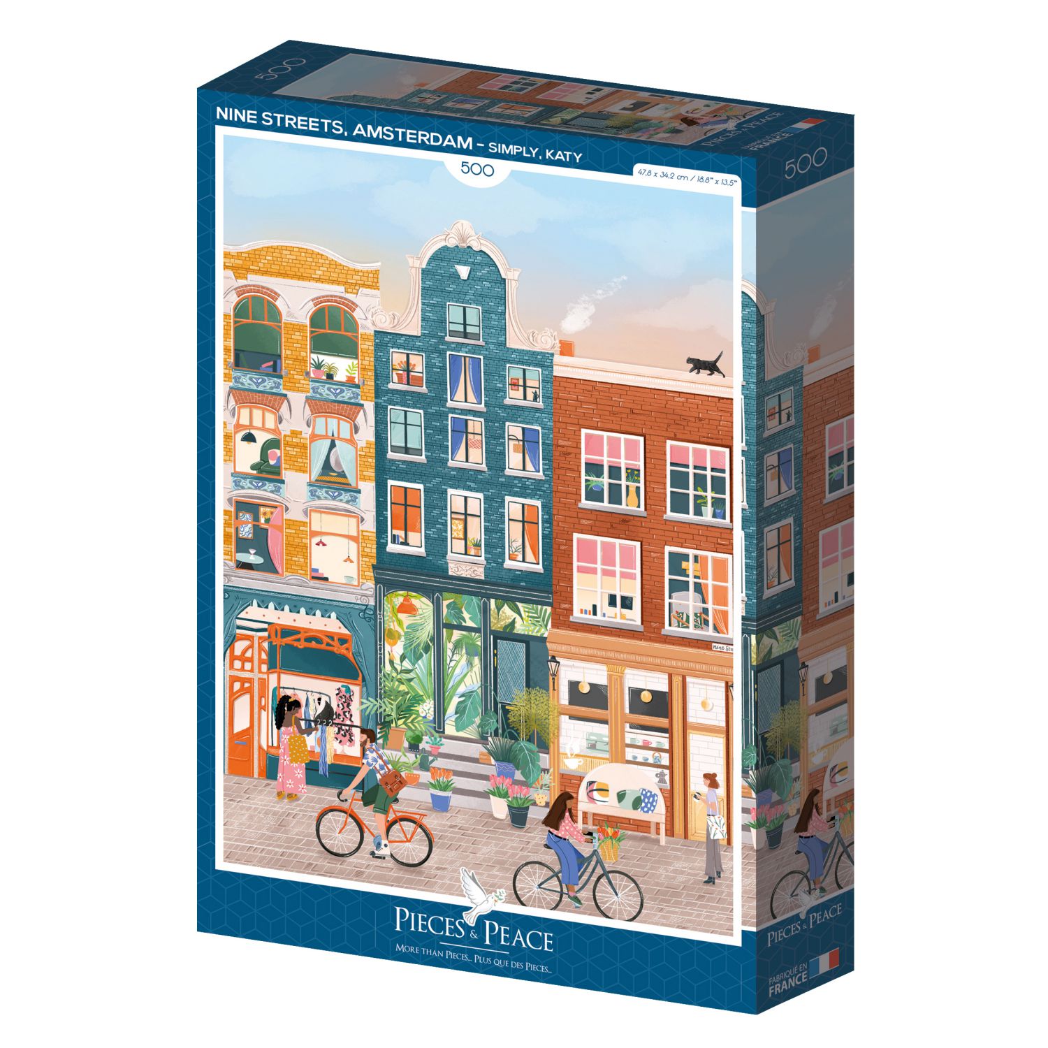  Pieces & Peace Puzzle 500 Teile - Nine Streets, Amsterdam