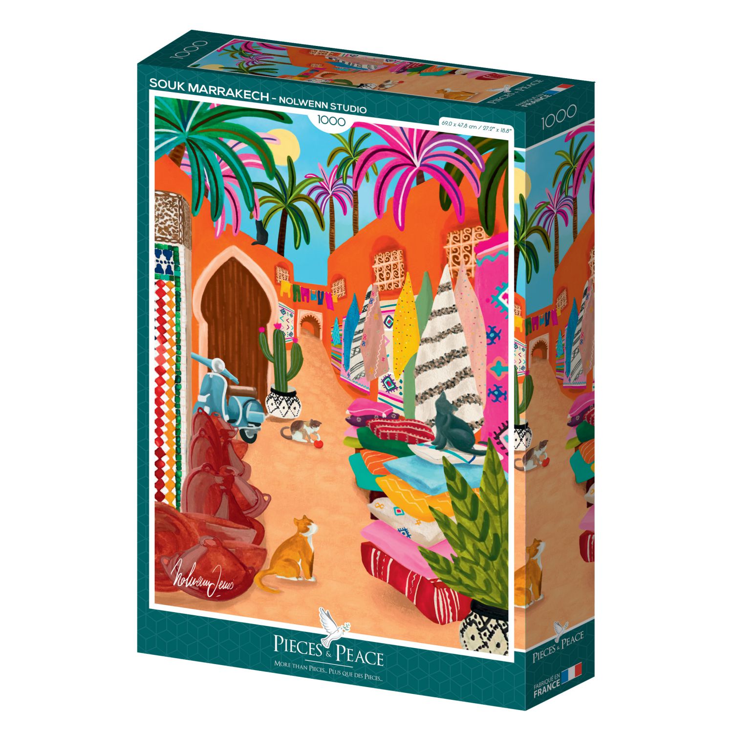 Pieces & Peace Puzzle 1000 Teile - Souk Marrakech