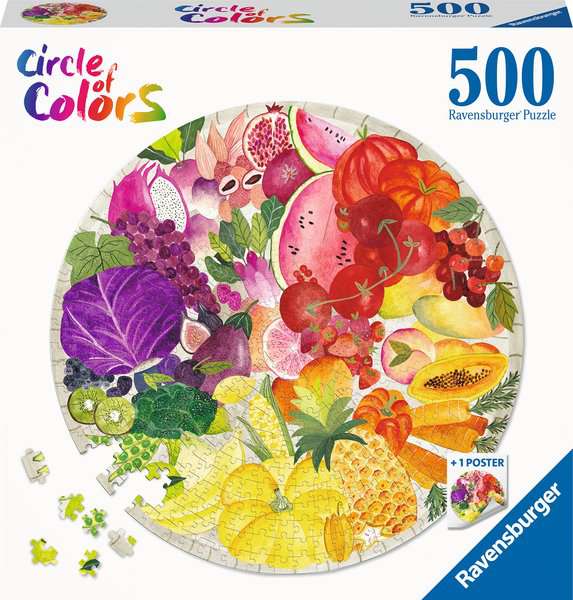 Ravensburger Puzzle 500 Teile – Circle of Colors – Fruits & Vegetables