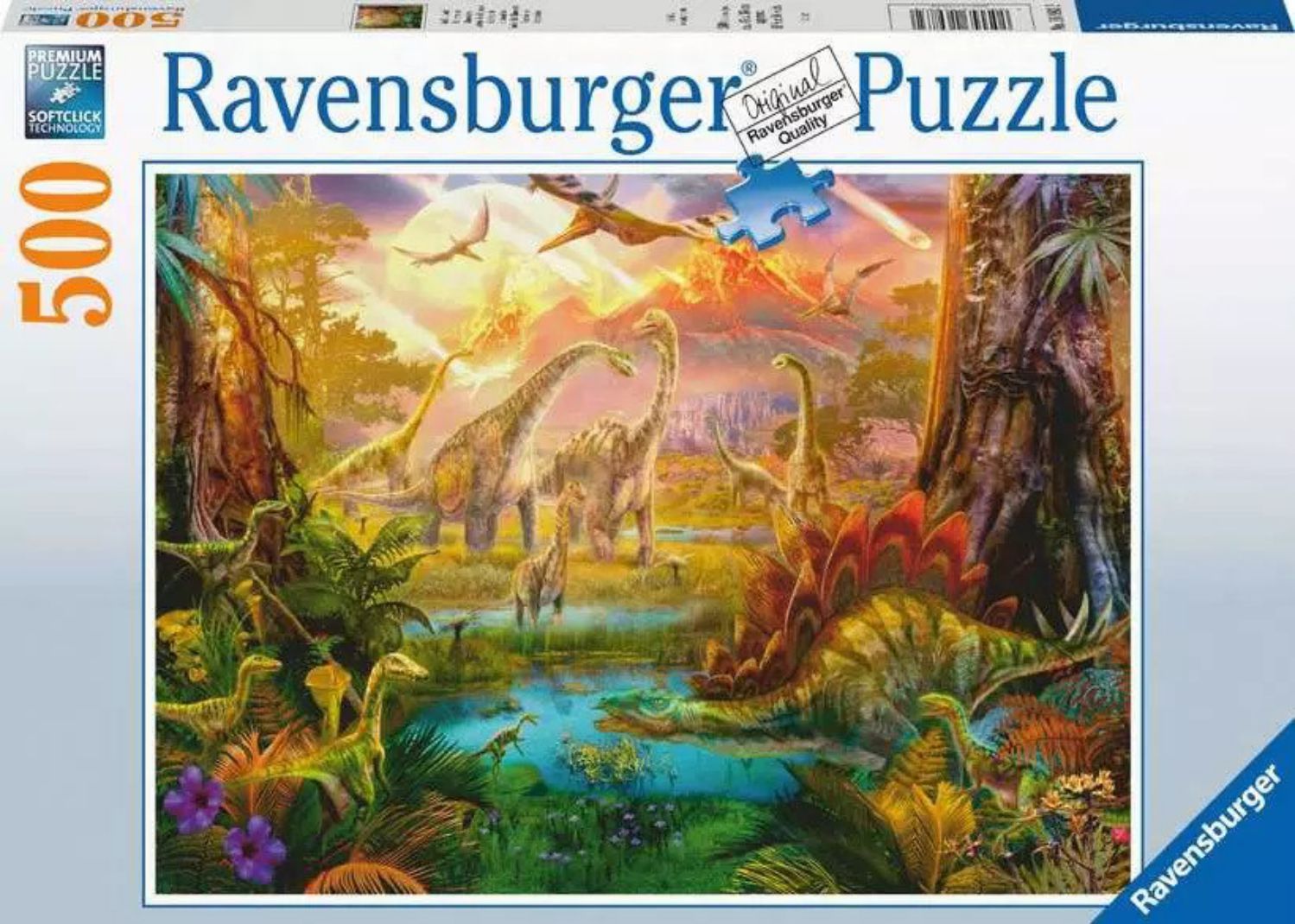Ravensburger Puzzle 500 Teile - Im Dinoland