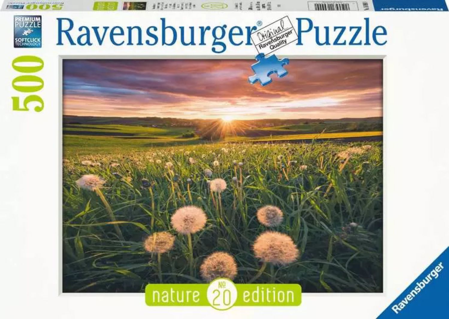 Ravensburger Puzzle 500 Teile – Pusteblume im Sonnenuntergang