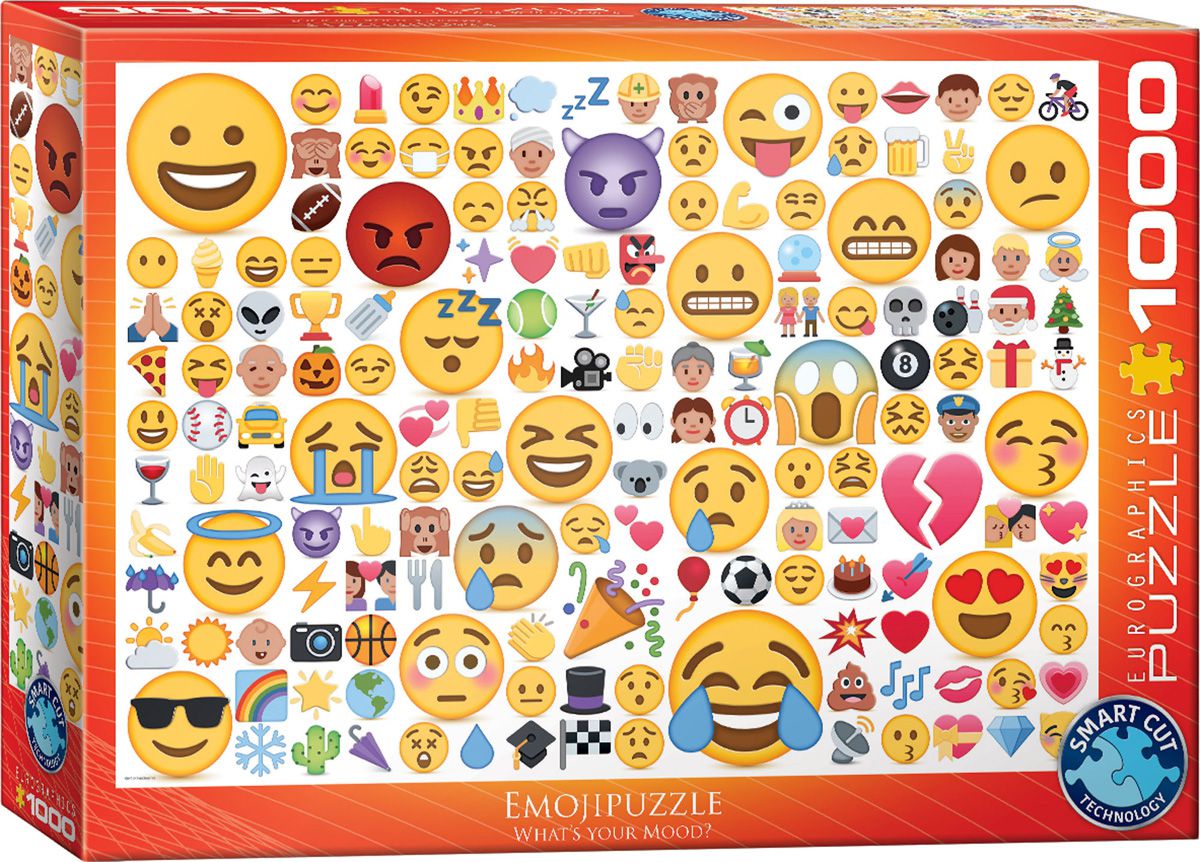Eurographics Puzzle 1000 Teile - Emoji: What's your mood?