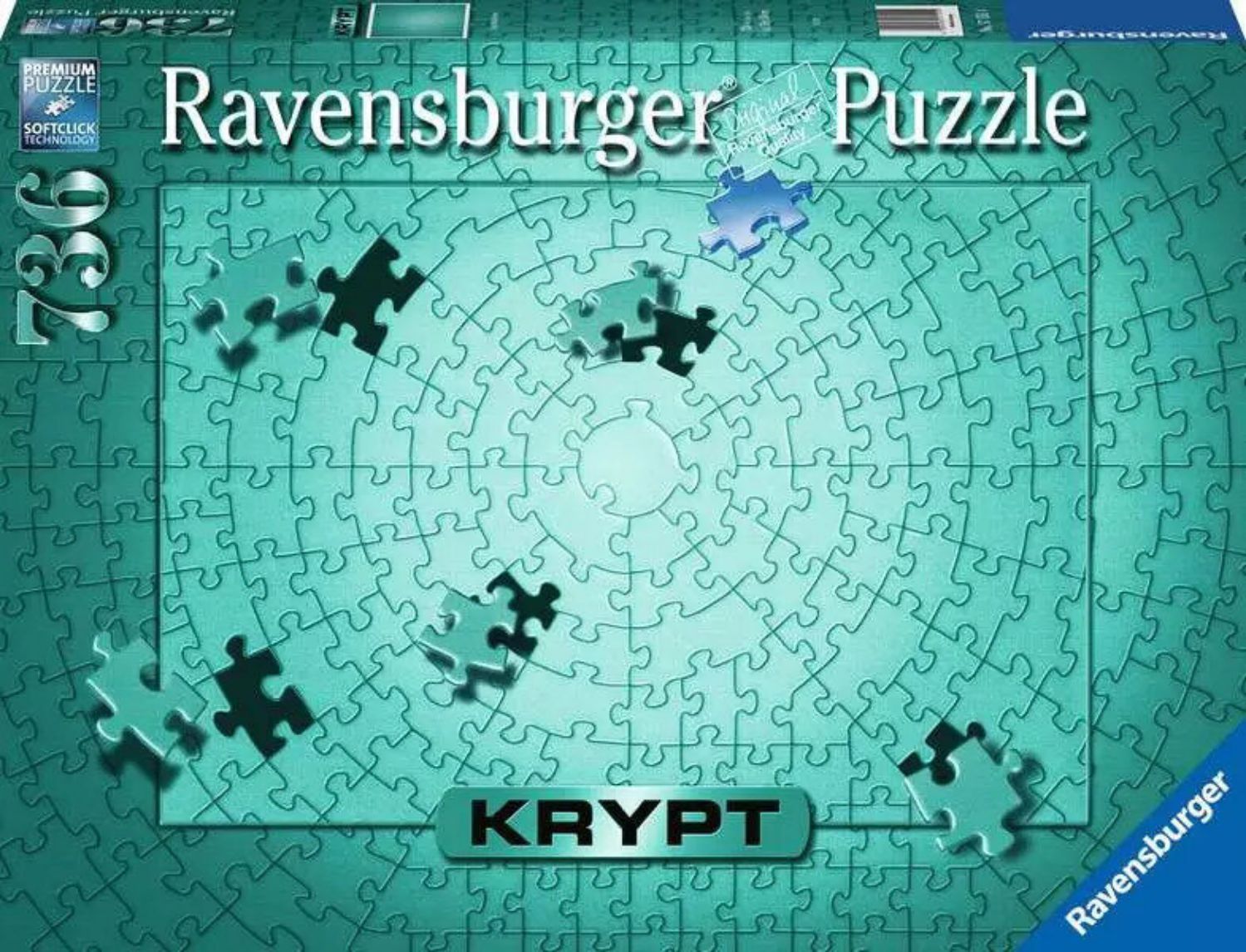 Ravensburger Puzzle 736 Teile – Krypt Metallic Mint