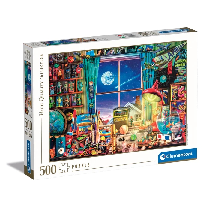 Clementoni Puzzle 500 Teile – High Quality Collection - Auf zum Mond