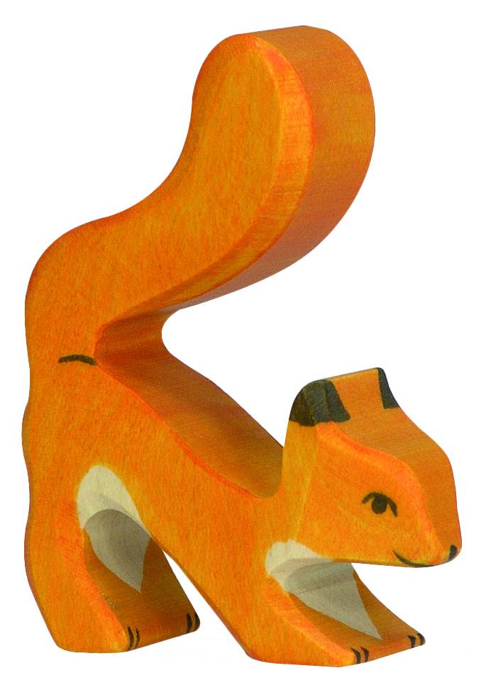 Holztiger Eichhörnchen (orange)