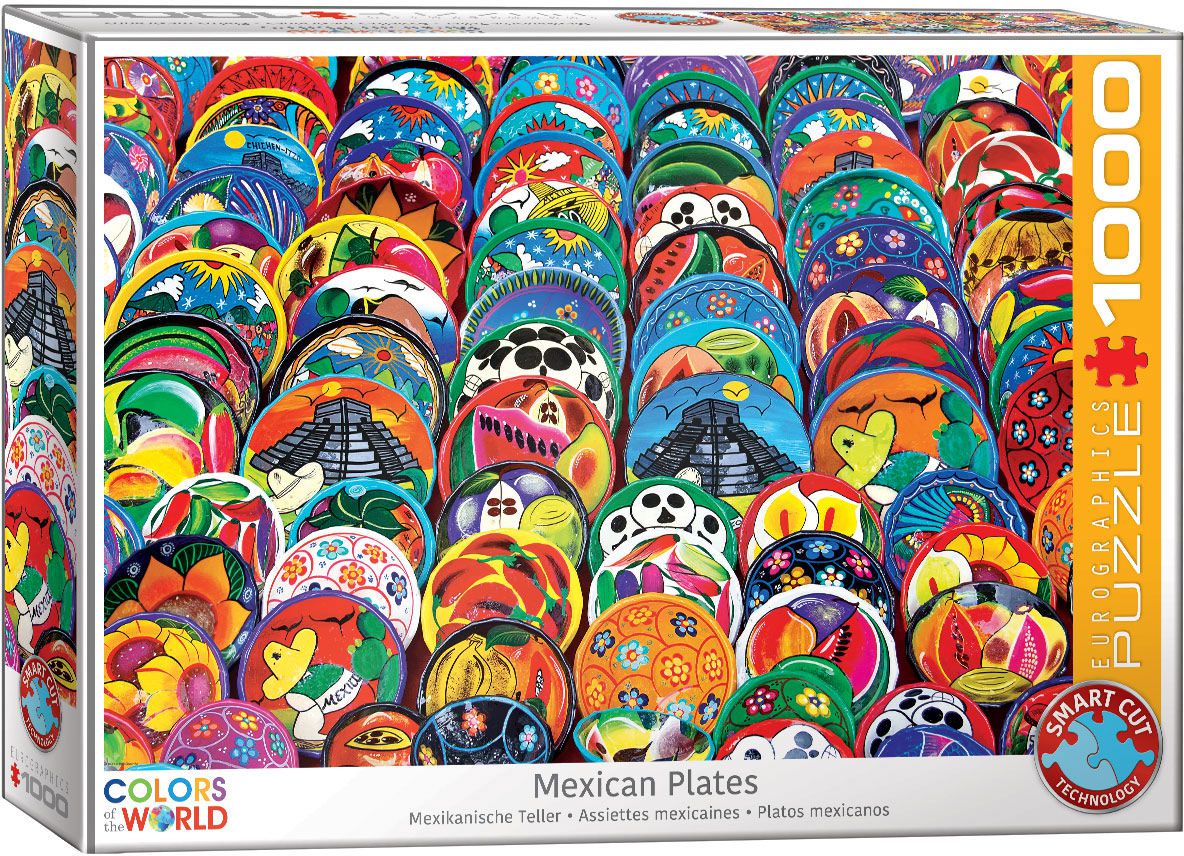 Eurographics Puzzle 1000 Teile - Mexican Ceramic Plates