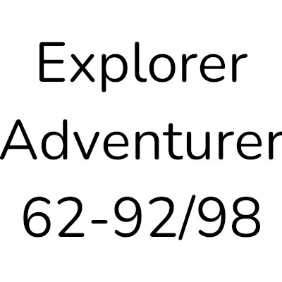 Explorer / Adventurer (68 - 92/98)