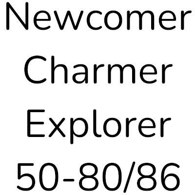 Newcomer / Charmer / Explorer (50 - 80/86)
