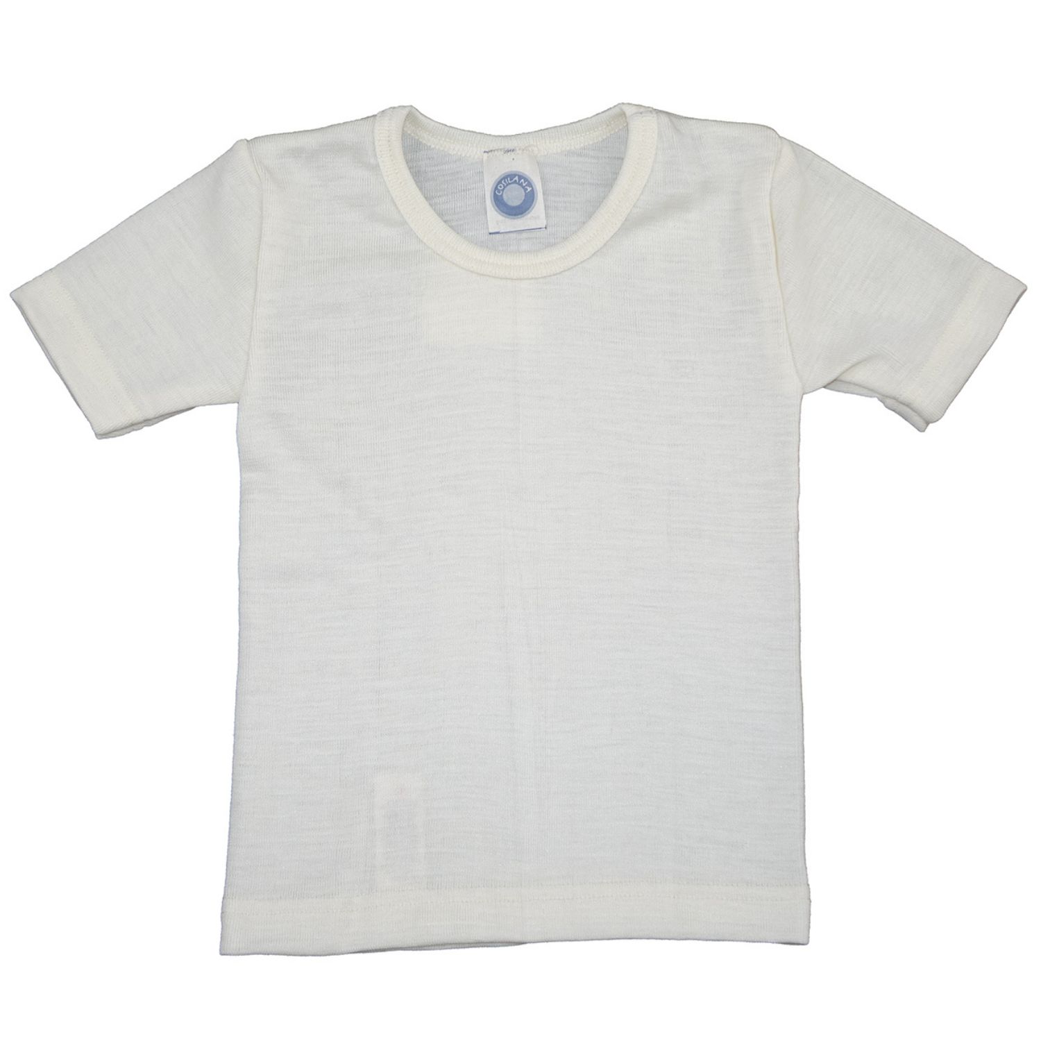 Cosilana Kinder-Unterhemd (Kurzarm) aus Wolle/Seide