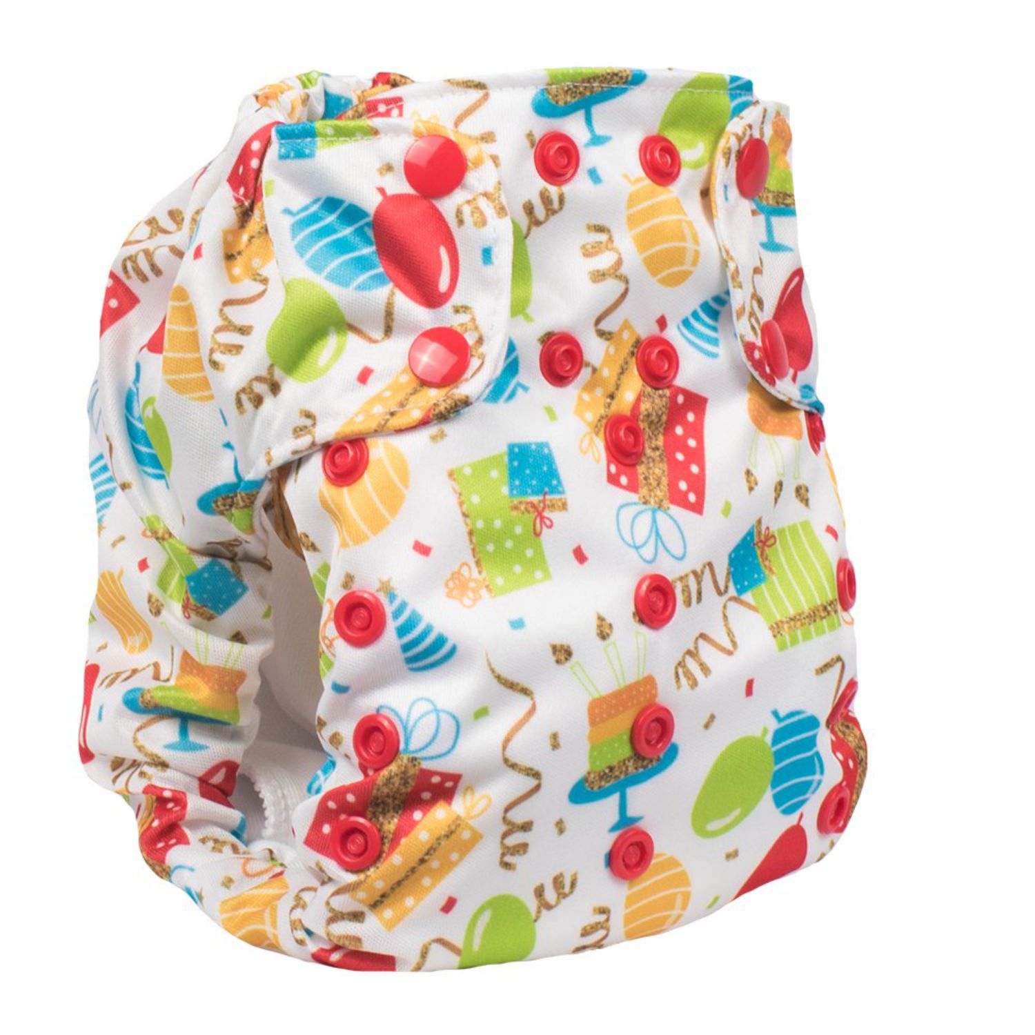Smart Bottoms Dream Diaper 2.0 AIO One Size Muster: Birthday Party