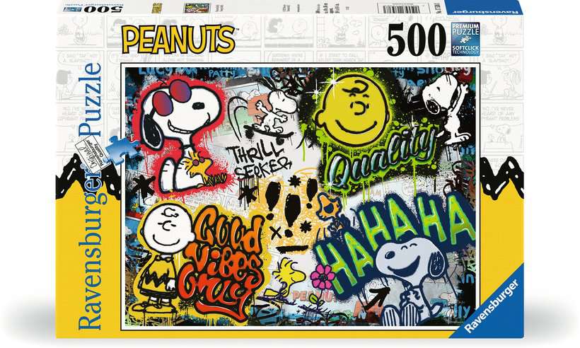 Ravensburger Puzzle 500 Teile - Peanuts Graffiti